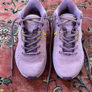 Women's Purple and Yellow Sneakers